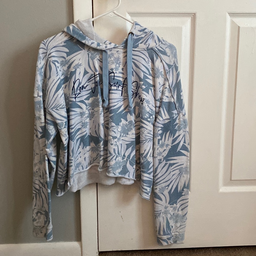 Ron John surf shop cropped hoodie